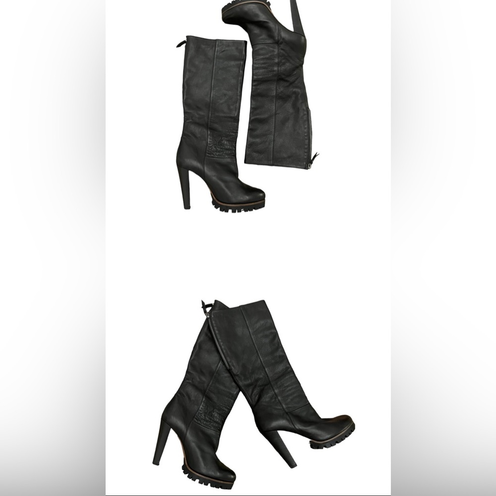 Vic Maite Black Leather Boots